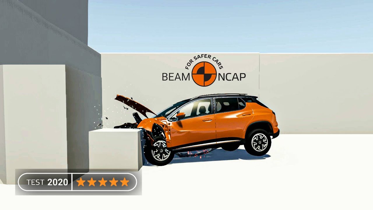 BeamNG Cherrier Tograc NCAP Crash Test