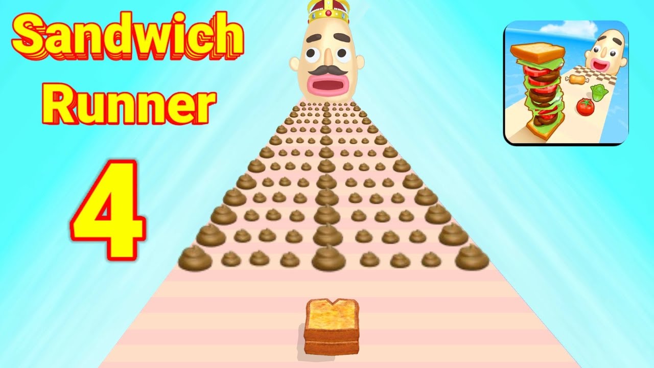 Sandwich Runner 🆚 Going Balls Max All Levels Gameplay Walkthrough (iOS Android) 2048 Gameplay.