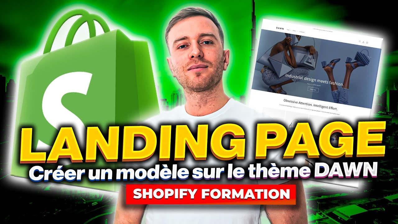 Comment créer un landing page professionnelle sur DAWN Shopify ?