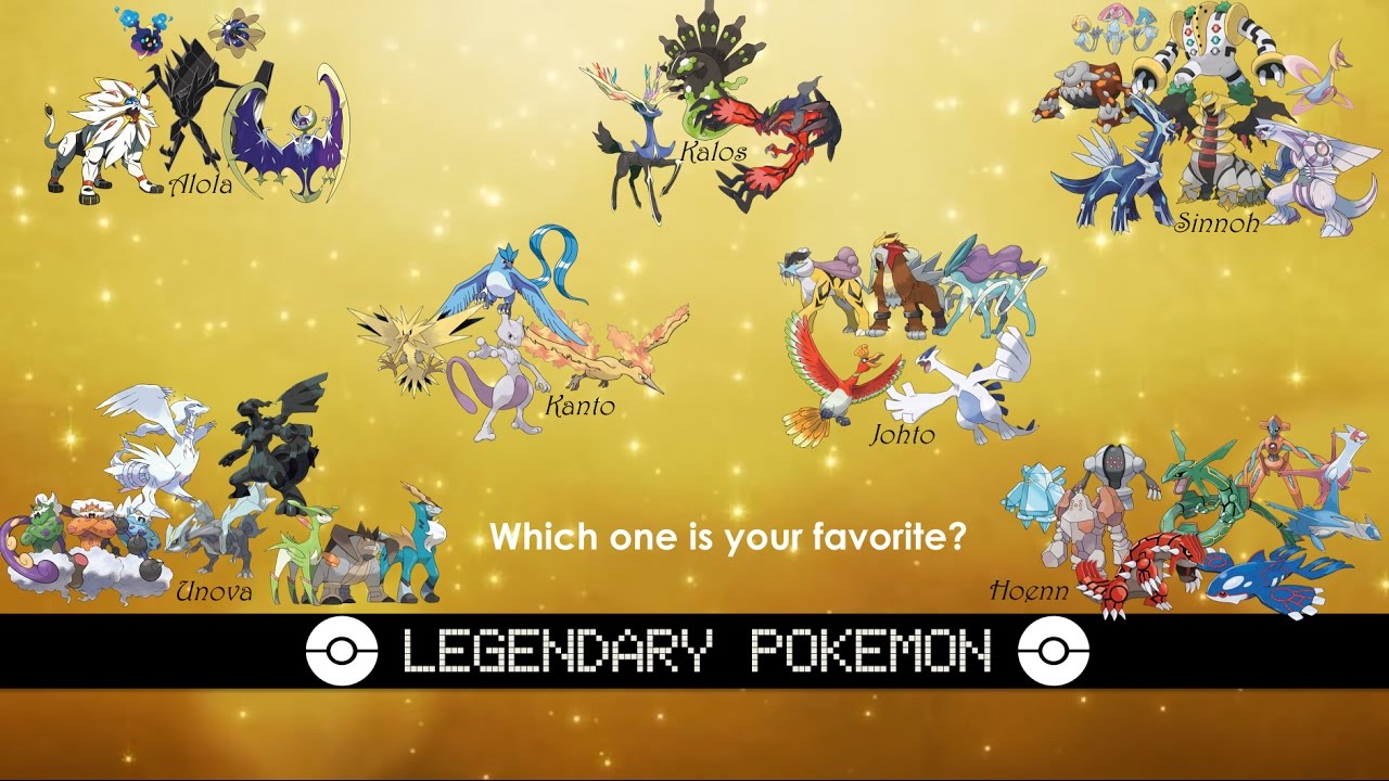 All Legendary Pokémon