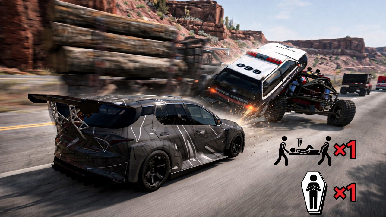 Realistic Car Crashes in BeamNG.drive #2 | Insane Crash Compilation