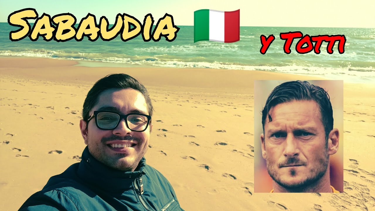 La playa italiana vacacional del futbolista Francesco Totti (Sabaudia 🇮🇹)