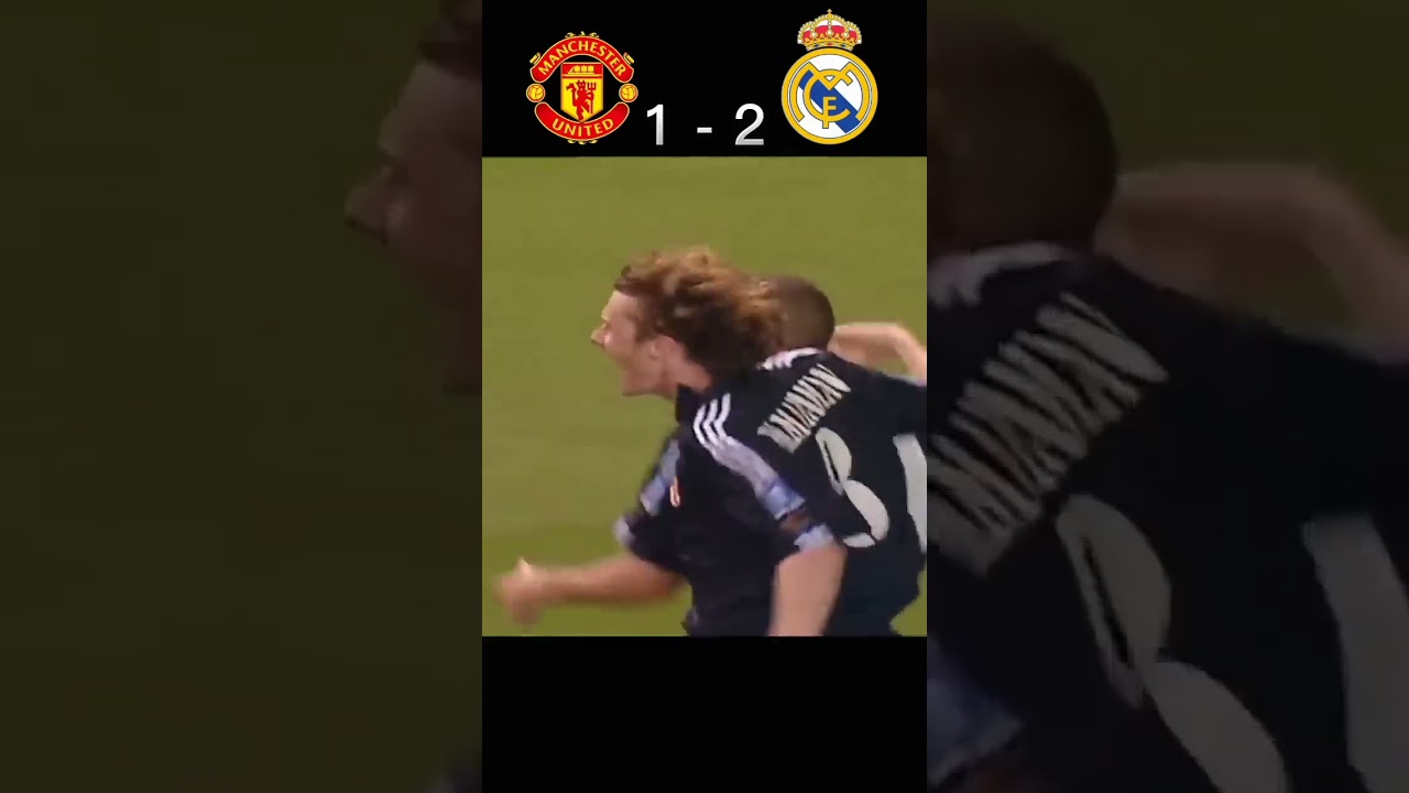 Manchester United vs Real Madrid 4 3   UCL 2002 03🔥