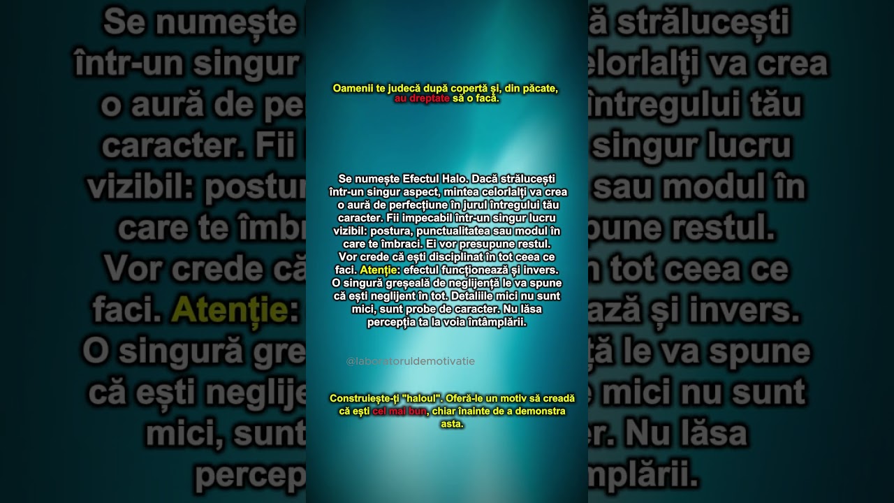 Cum să Manipulezi Percepția celor din Jur