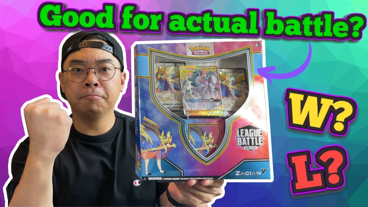 Can this Pokemon Zacian V League Battle Deck win us some games on PTCG Online !?