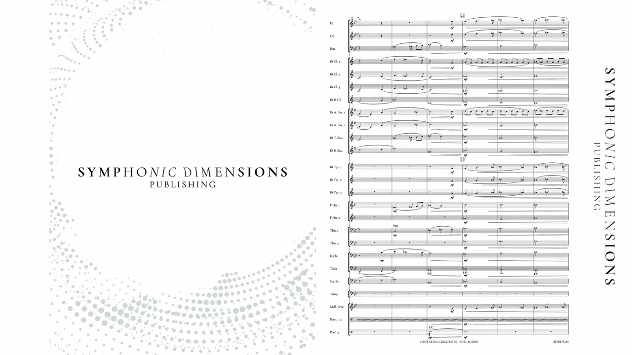 SDP275-24 FANTASTIC CREATURES (Concert Band) - Georges Sadeler