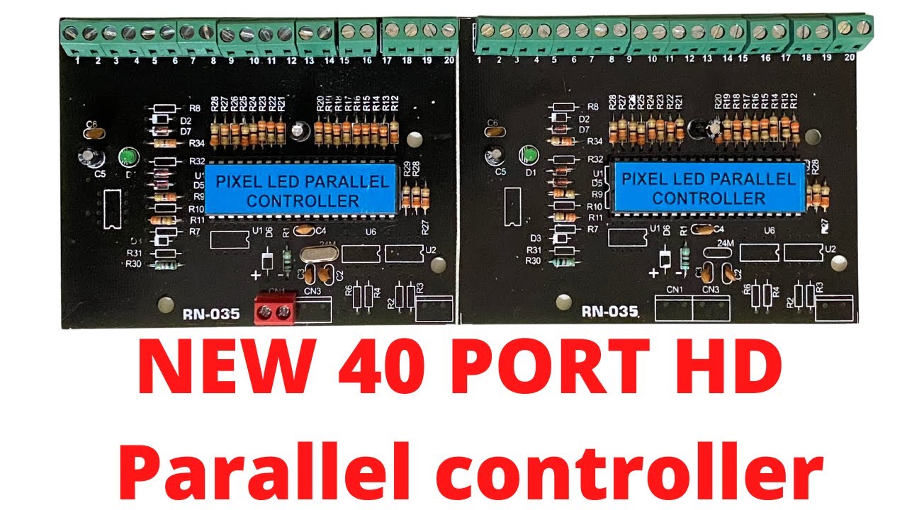 Pixel led 40 Port HD Parallel controller | pixel controller| HINDI | KOSHIELECTRONICS