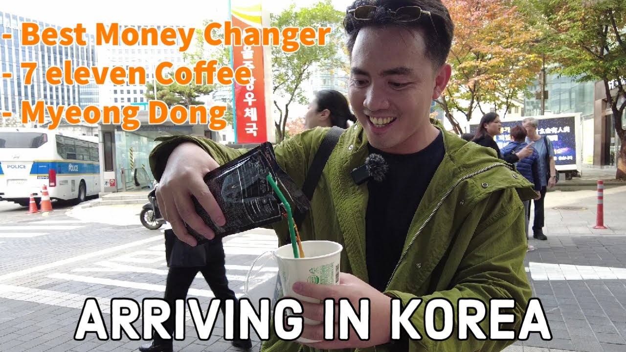 Korea Vlog 2: ARRIVING IN MYEONGDONG + BEST MONEY CHANGER