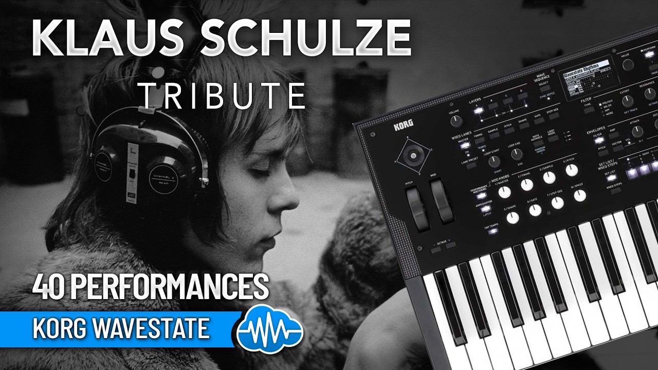 KORG WAVESTATE SERIES ♫ 40 Custom Sounds ► KLAUS SHULZE TRIBUTE