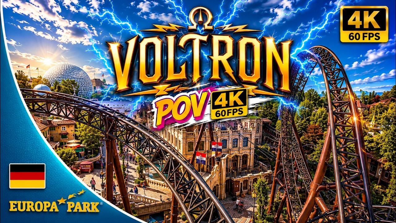 Voltron Nevera POV 2025 First Row 4K Europa Park