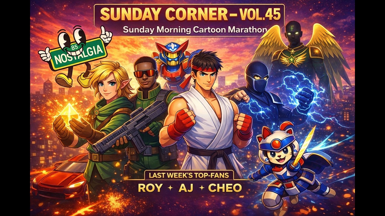 Sunday Corner Vol. 45 ☕📺 | Classic Sunday Morning Cartoon Marathon