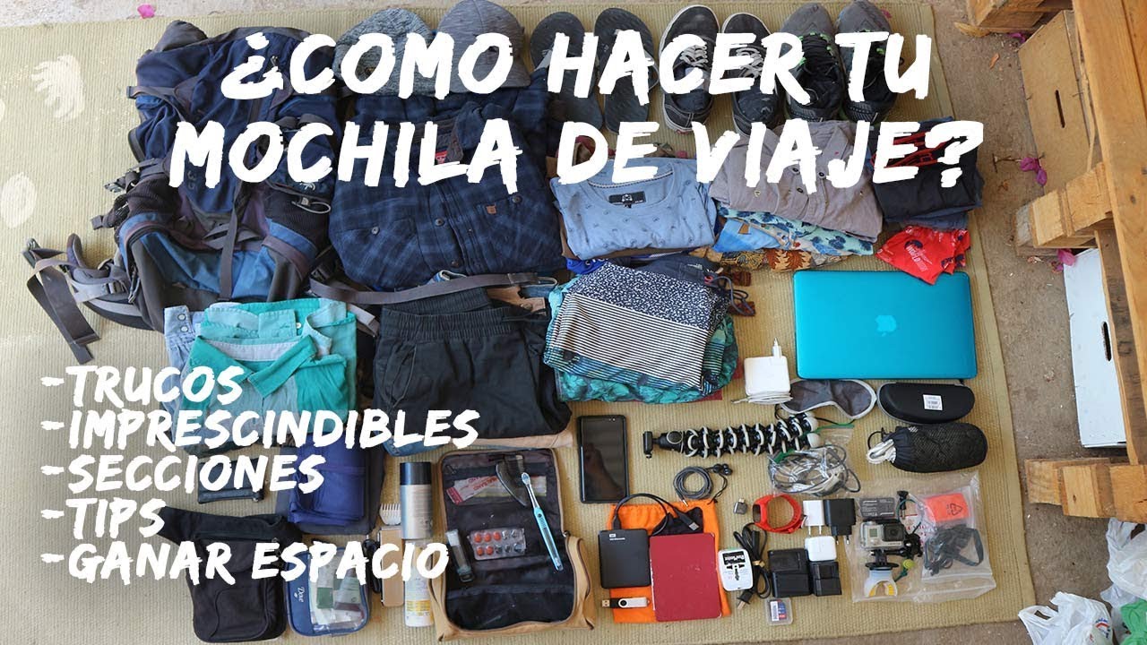 Trucos para hacer tu mochila de mochilero