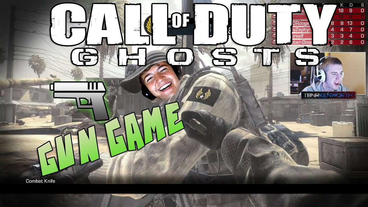 GUN GAME CHALLENGE? w/TBNRfrags (COD: GHOSTS) | TBNRKENWORTH