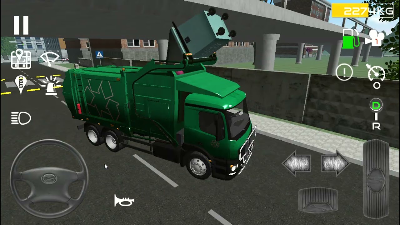 Trash Truck Simulator with ARCTIC #publictransport #foryoupage #RijonBaniya1 #gameplay 