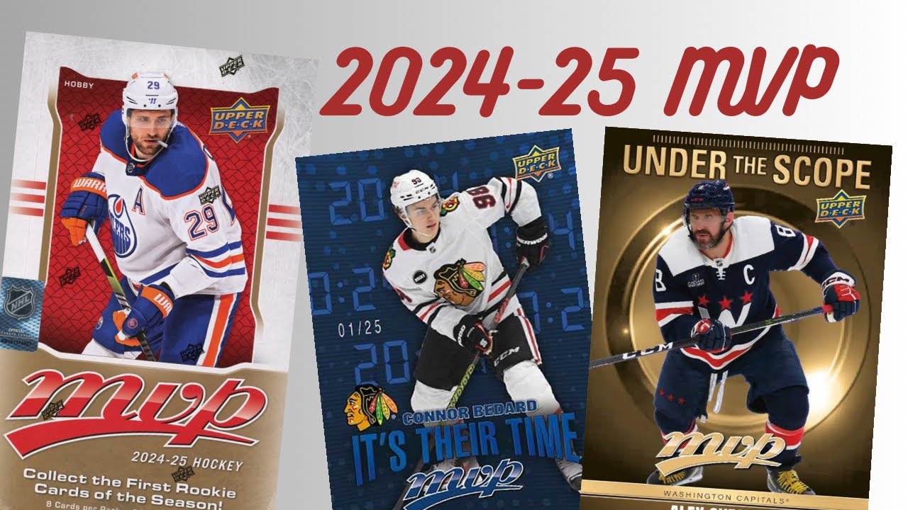 CELEBRINI CELEBRATION!! | 2024-25 Upper Deck MVP Hocney Hobby Box Opening Part 1
