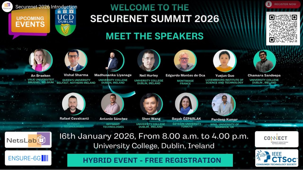 4th Summit on Security and Privacy in Future Mobile Networks (SECURENET) 2026