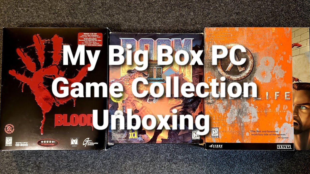 My Big Box PC Game Collection Unboxing