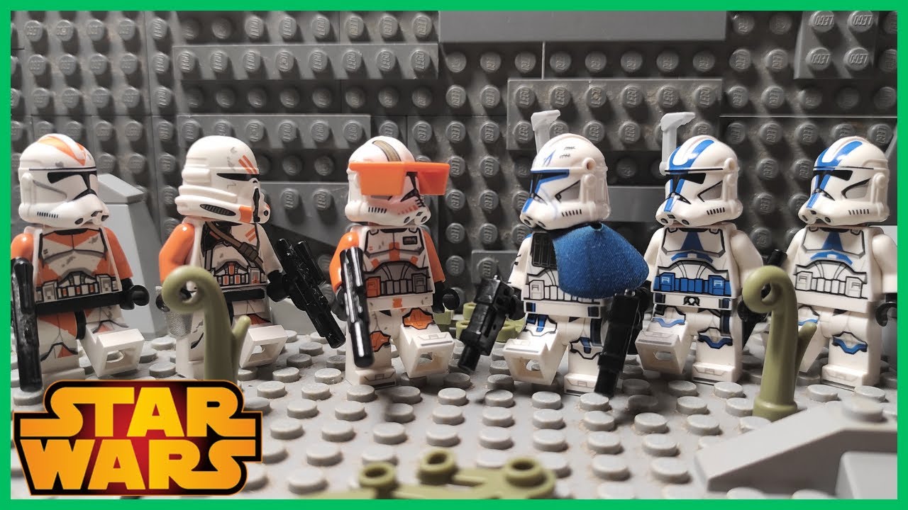 212th VS 501st | Lego Star Wars The Clone Wars Stop Motion