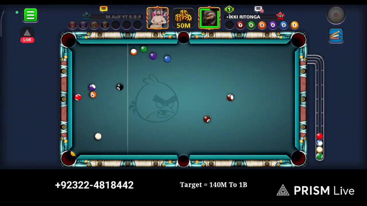 8 Ball Pool Target 1B Let's Start Where i Stop......
