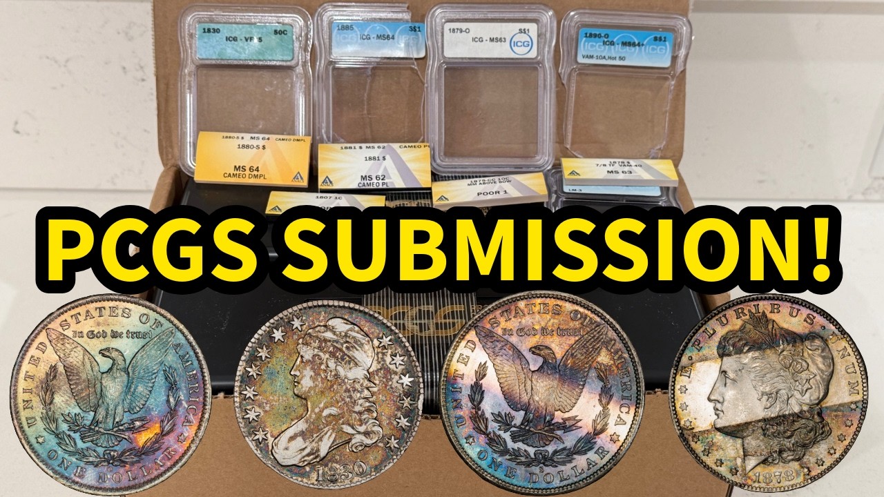 РЕЗУЛЬТАТЫ ОТПРАВКИ В PCGS! 38 МОНЕТ! ПЕРЕУПАКОВКА ИЗ ANACS/ICG!