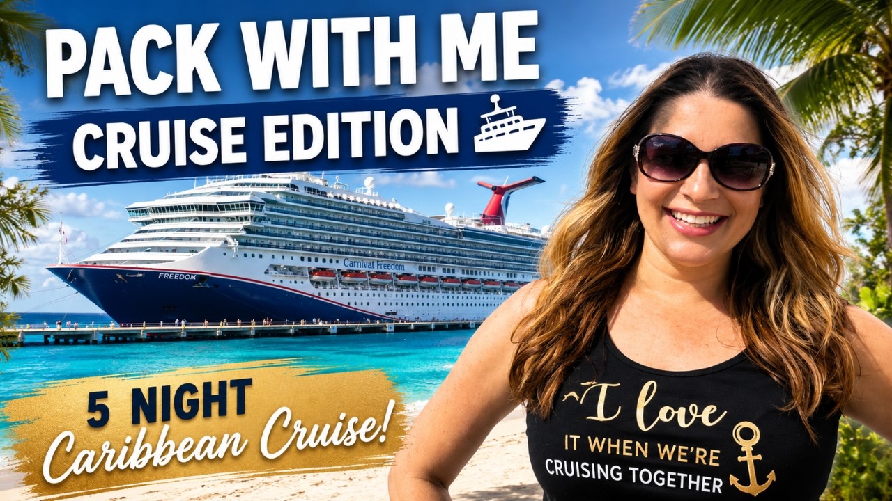 PACK WITH ME FOR A 5 NIGHT CARNIVAL CARIBBEAN CRUISE | November 2023 | WHAT TO PACK FOR A CRUISE