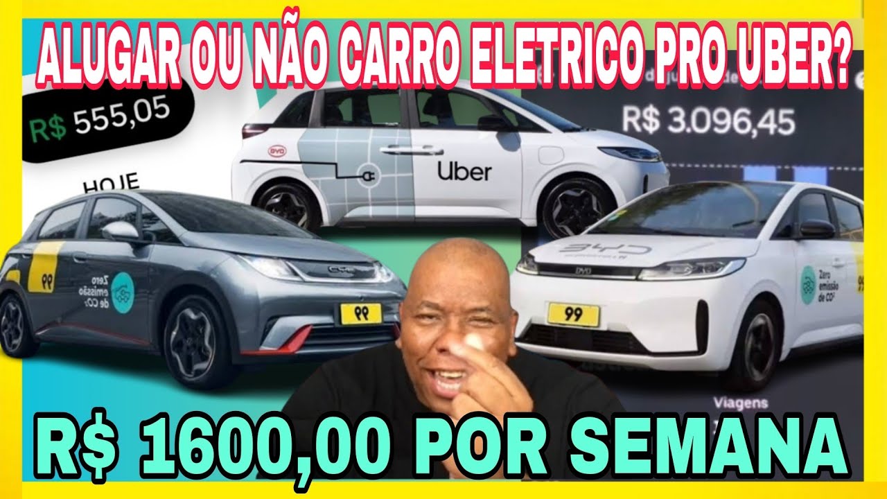 ALUGAR CARRO ELETRICO PRO UBER VALE A PENA? #uber #99pop #motorista99pop