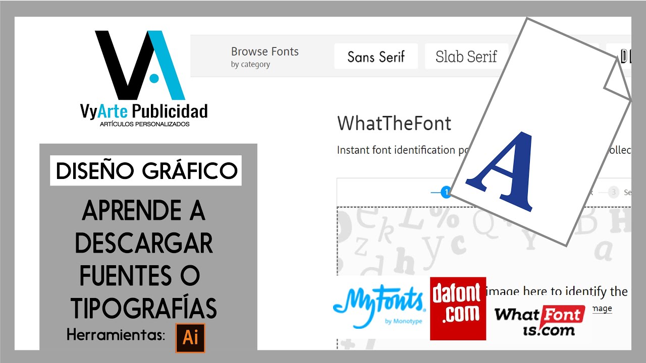 ¡Aprende a descargar fuentes!