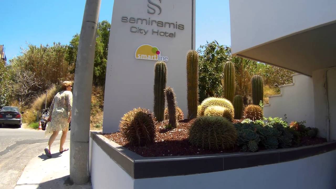 My accommodation in Semiramis Hotel, in Rhodes town