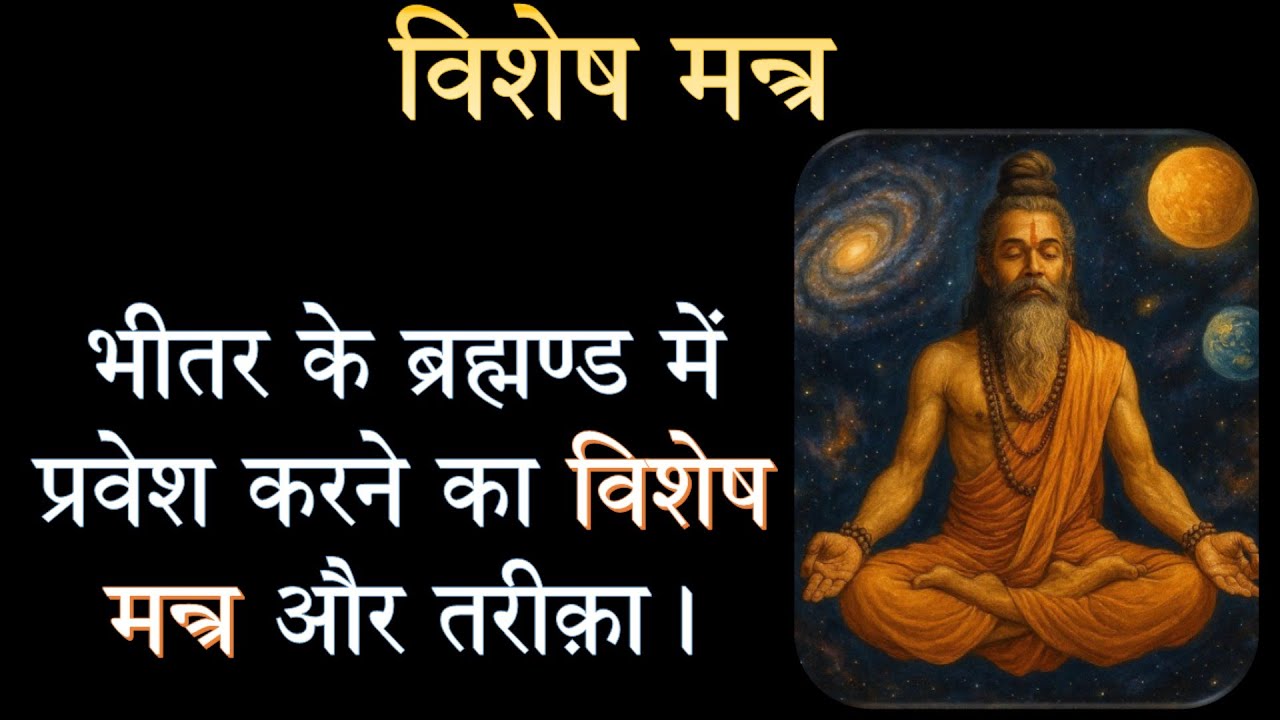 भीतर के ब्रह्मण्ड में प्रवेश करने का विशेष मन्त्र और तरीक़ा। Brahmand Darshan Mantra | ND Shrimali