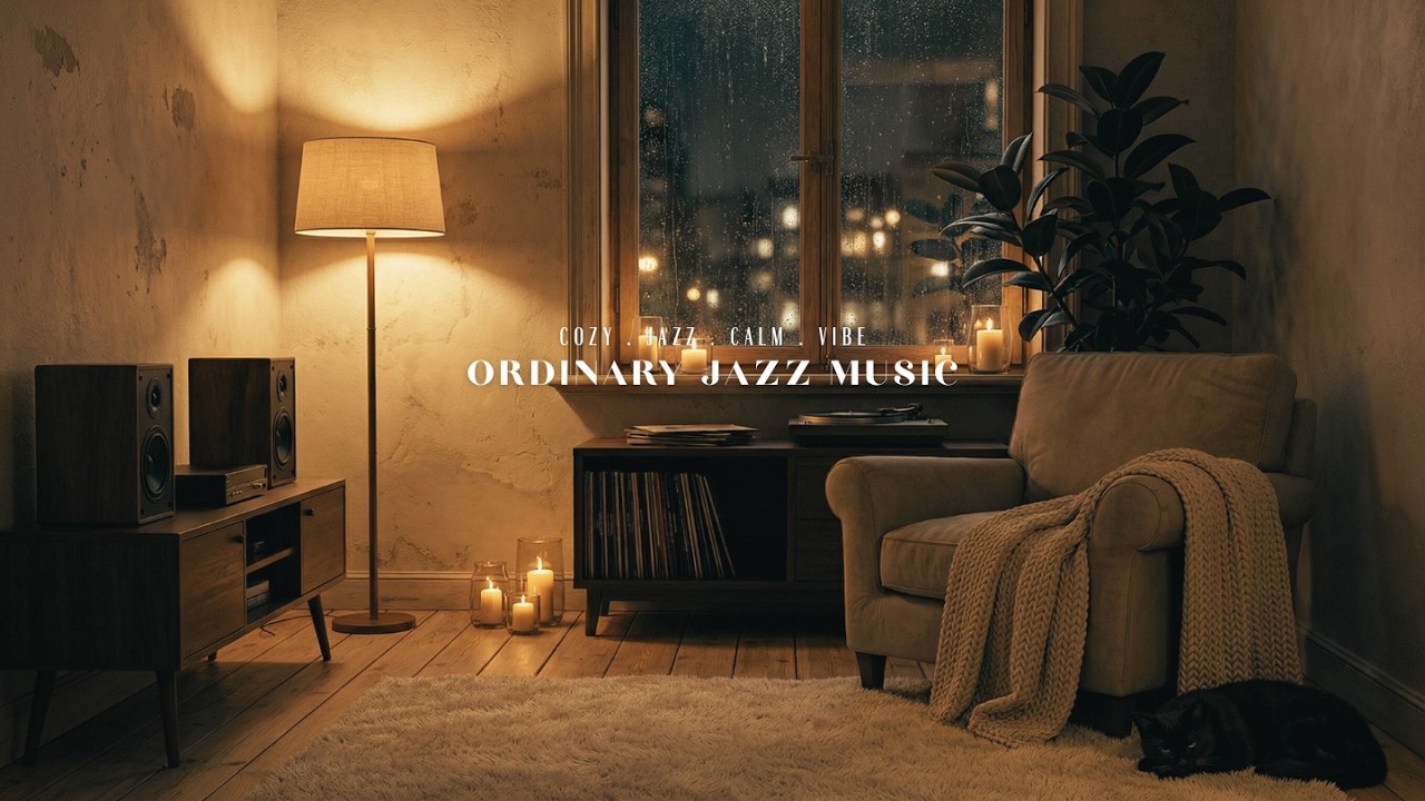 Playlist │ Cozy Night Jazz by the Window | Calm, Warm & Relaxing Jazz Music for Peaceful Moments