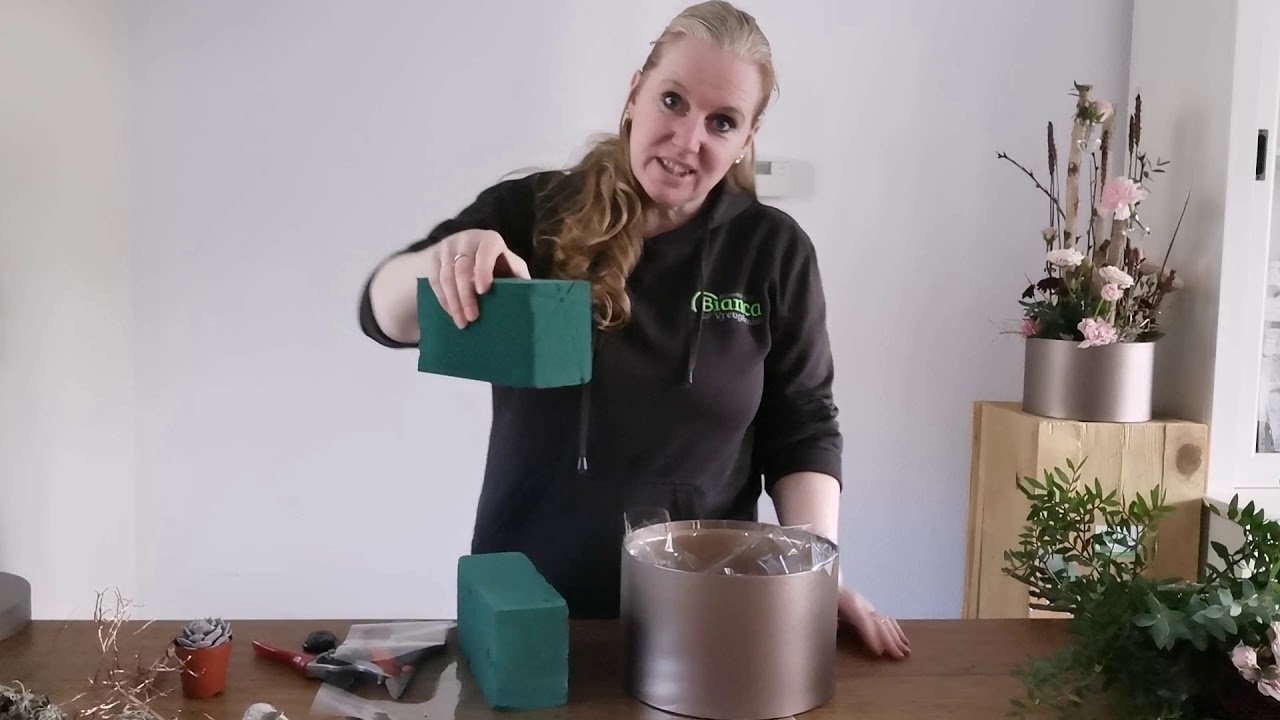 Hoedendoos workshop bloemschikken