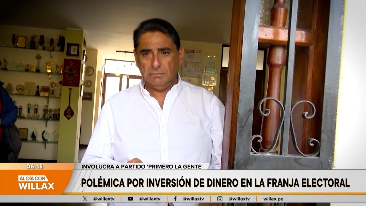 Al Día con Willax - FEB 06 - 2/5 - POLÉMICA POR INVERSIÓN DE DINERO EN LA FRANJA ELECTORAL | Willax