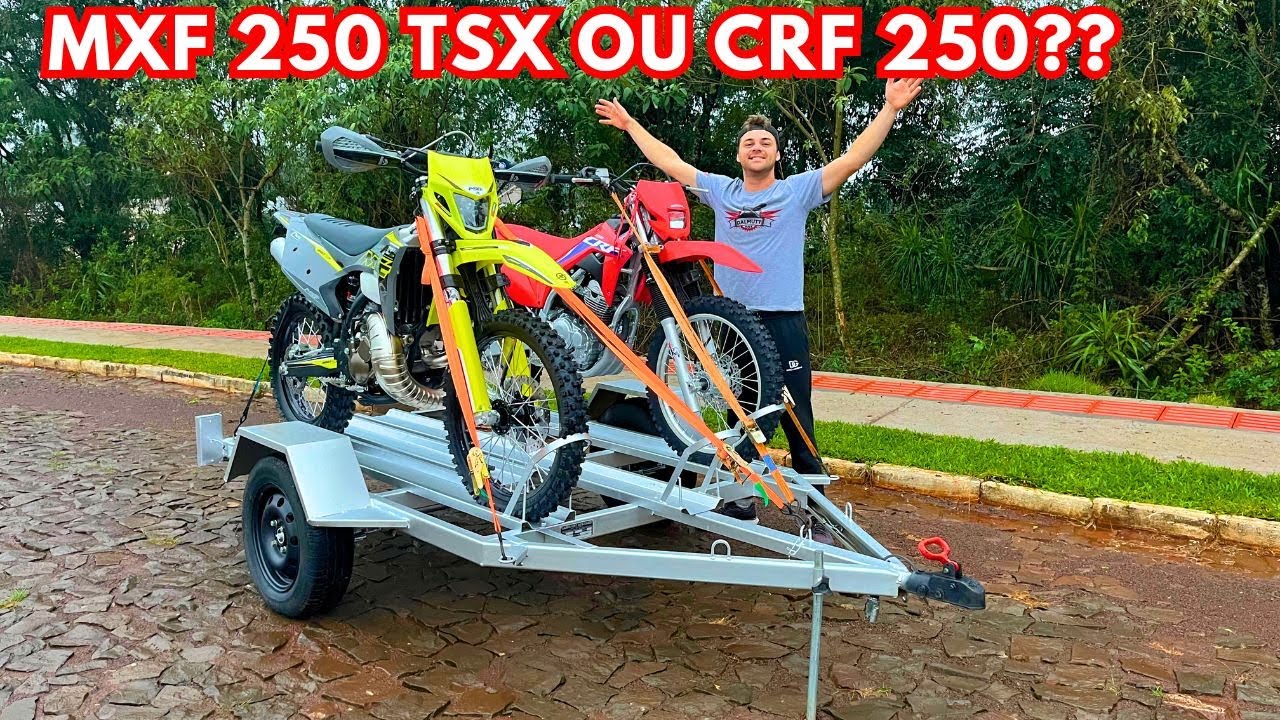 MXF 250 TSX OU CRF 250F ?? TESTANDO AS 2 NA PRÁTICA VEJA ANTES DE COMPRAR !