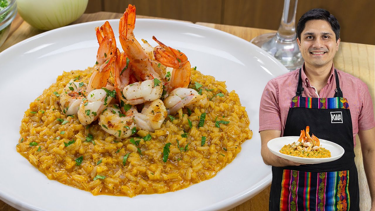 Risotto de Camarones para SORPRENDER A MAMÁ | KWA