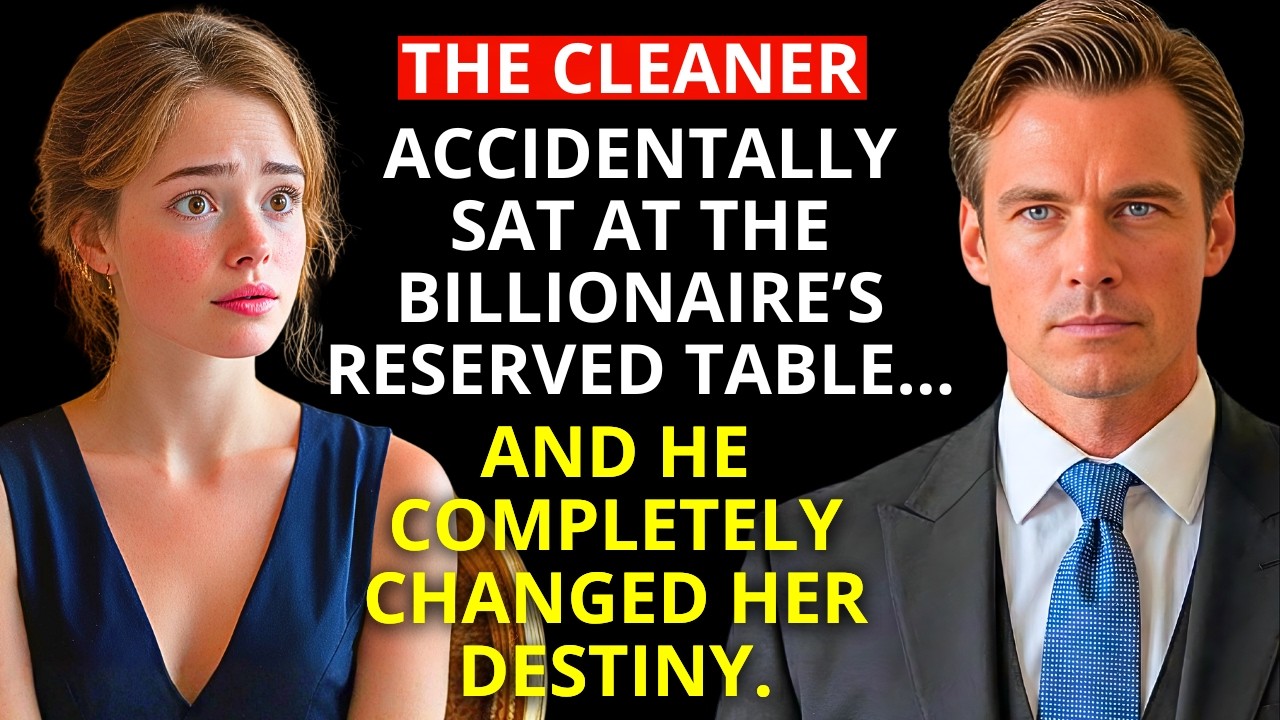 The CLEANER accidentally sat at the BILLIONAIRE&rsquo;s reserved table&hellip; and he completely changed her fate