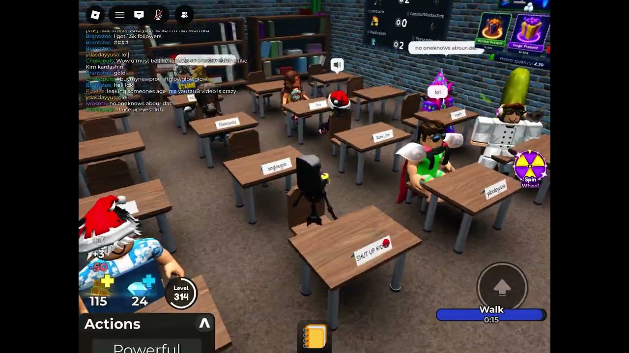 Arguing with a child in Roblox, the presentation experience ￼