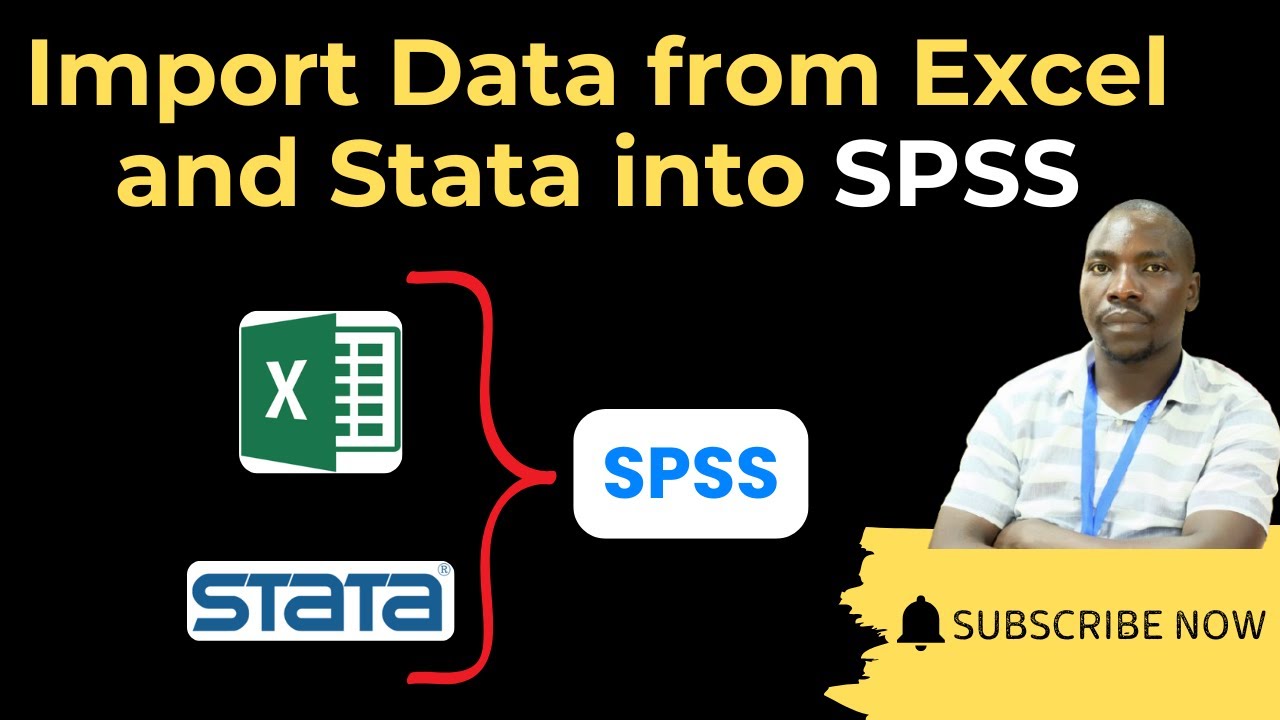 How to Import excel data or Stata data set  into SPSS