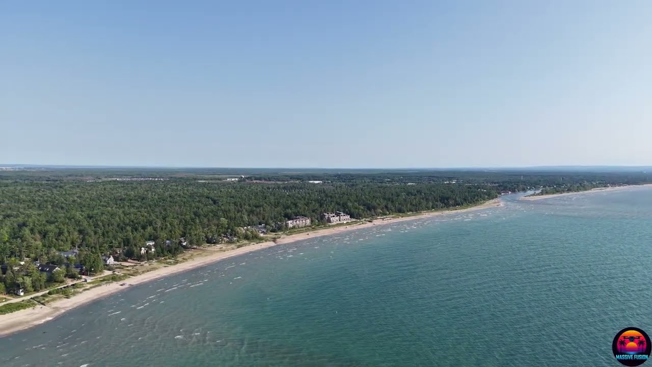 Massive Fusion - DJI - 4K - Discover Ontario - Allenwood Beach