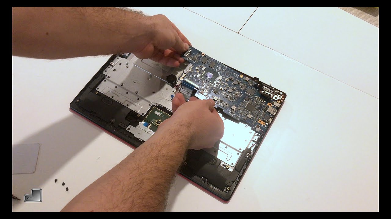 Lenovo Ideapad 100s 14 Disassembly video 4K, take a part, how to open