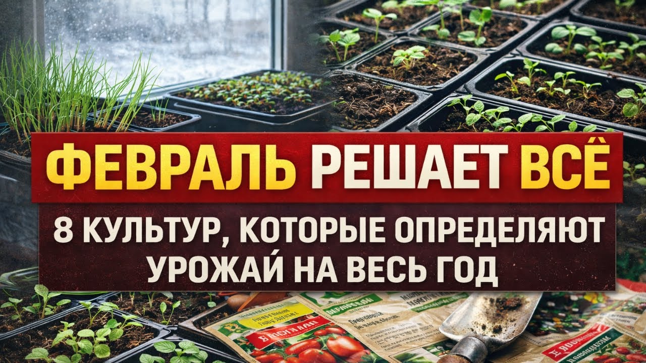 Февраль решает всё: 8 культур, которые определяют урожай на весь год