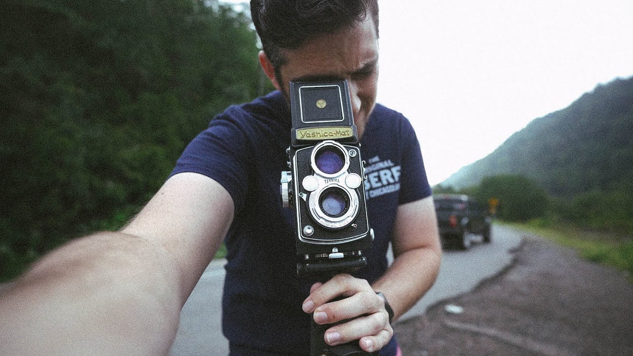 don’t do this with a medium format yashica TLR camera