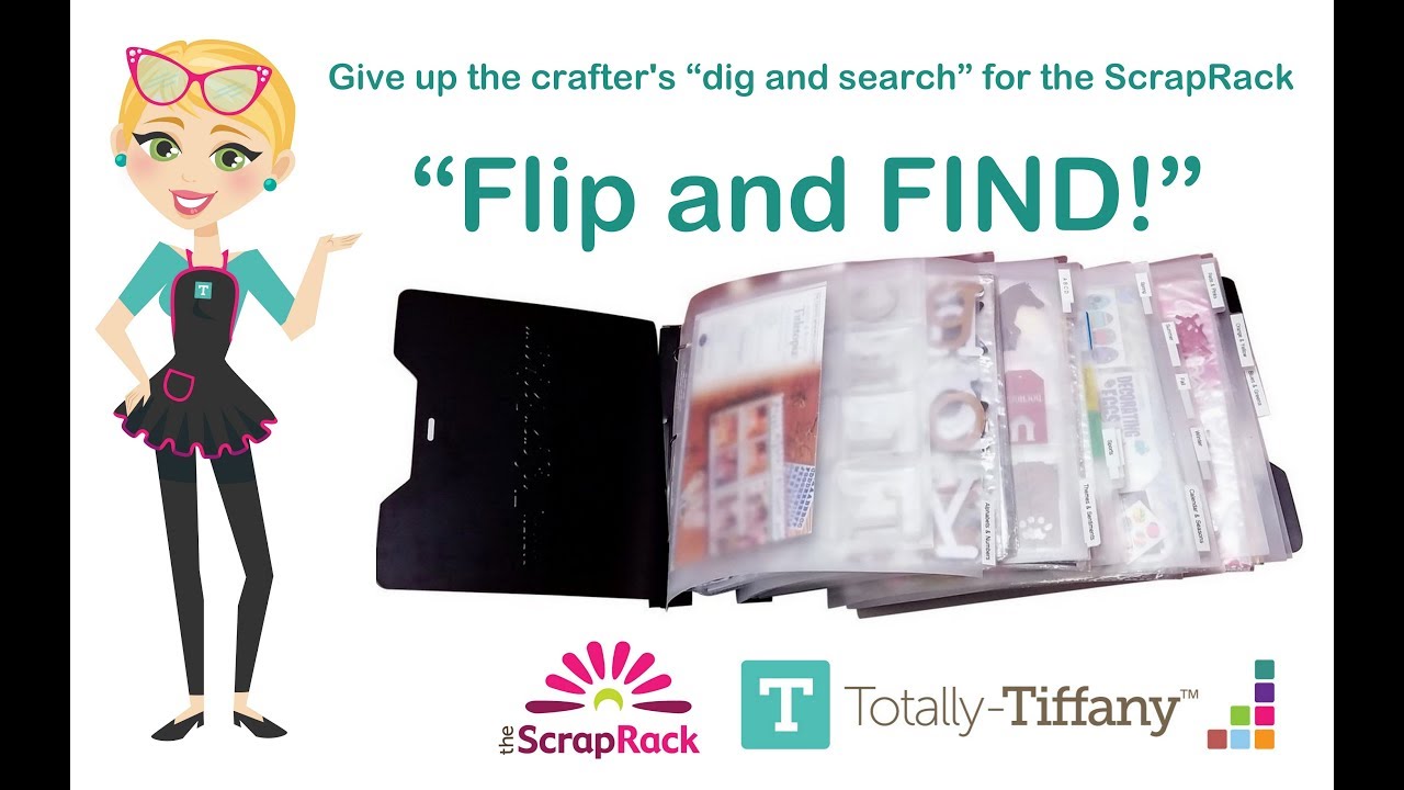 Getting Organized with The ScrapRack and Totally Tiffany