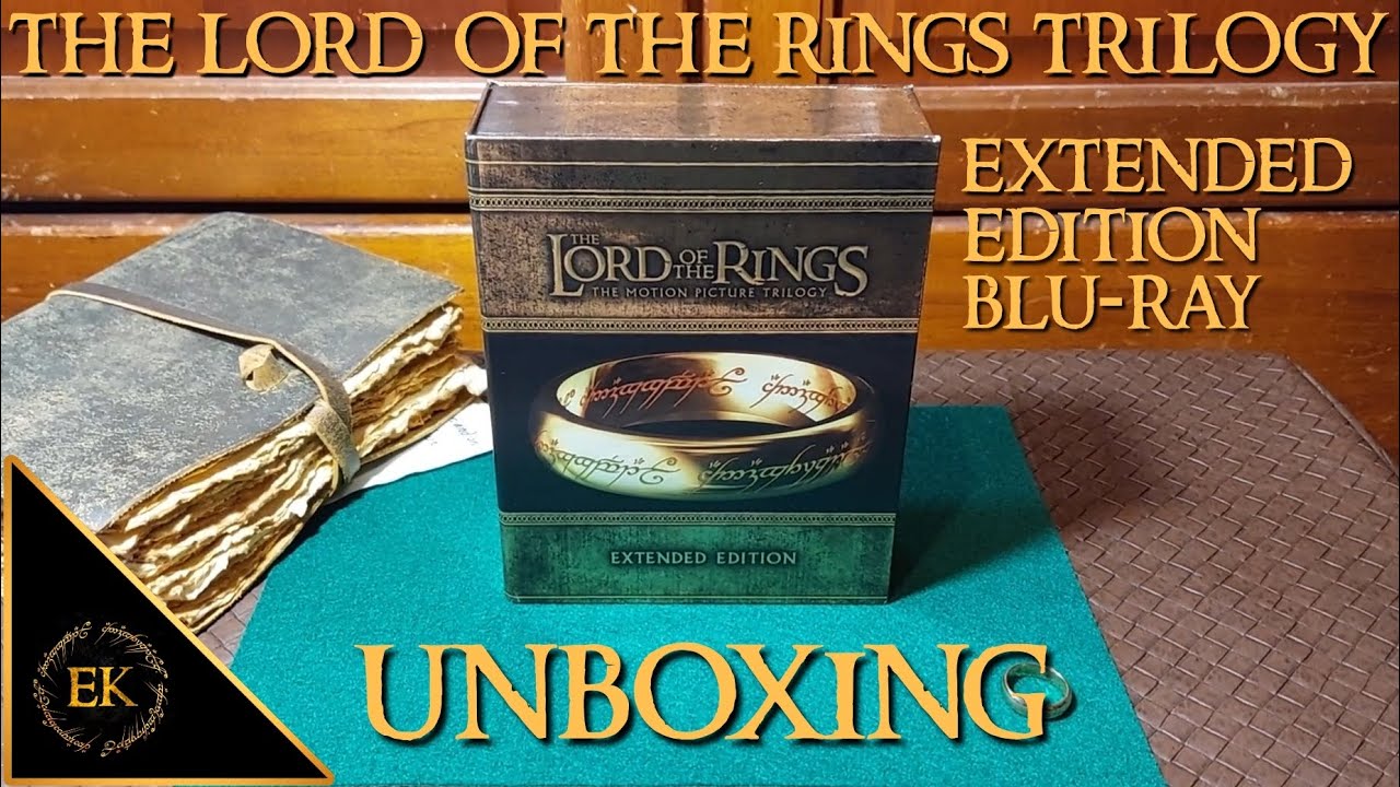 The Lord of the Rings Trilogy Extended Edition Blu-ray Unboxing