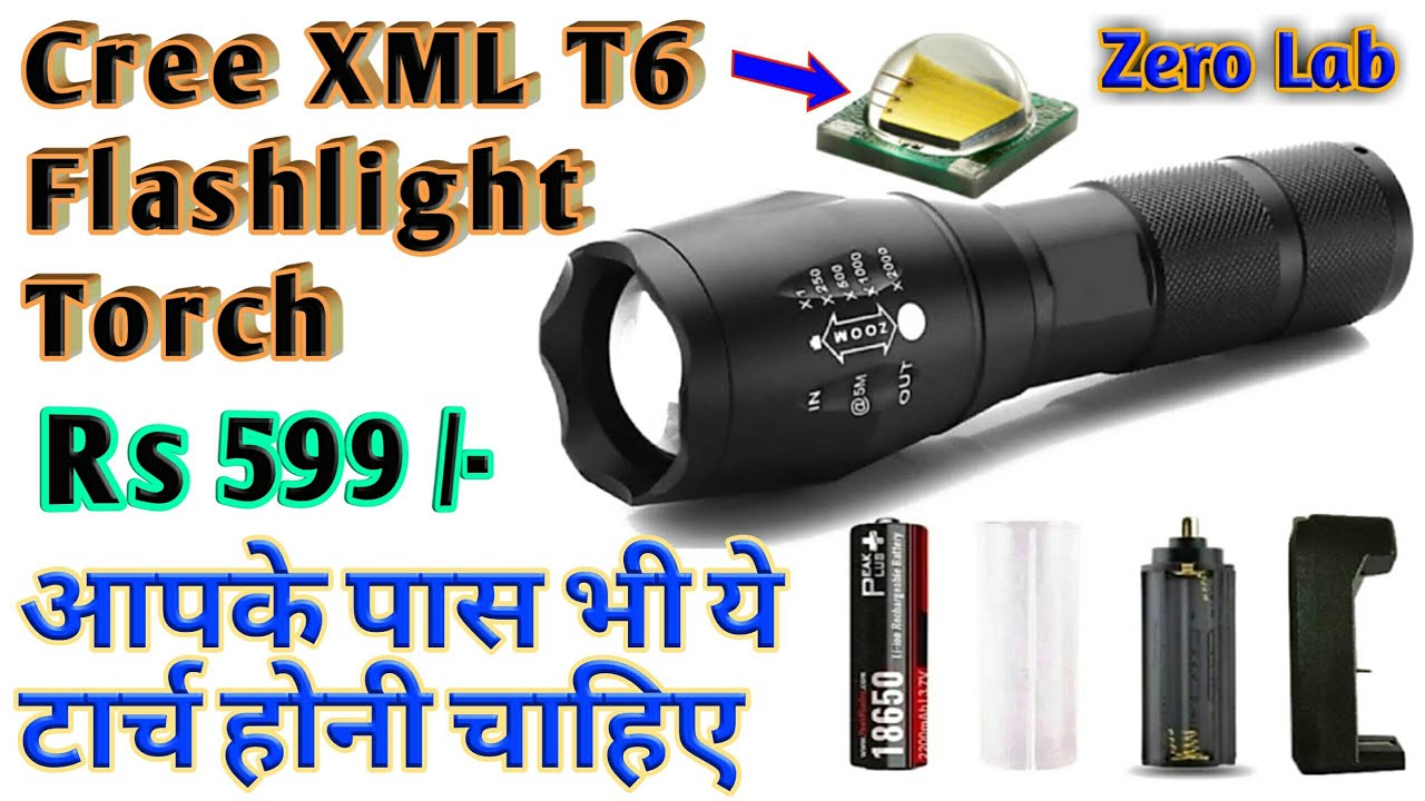 Cree XML T6 Led Flashlight Torch