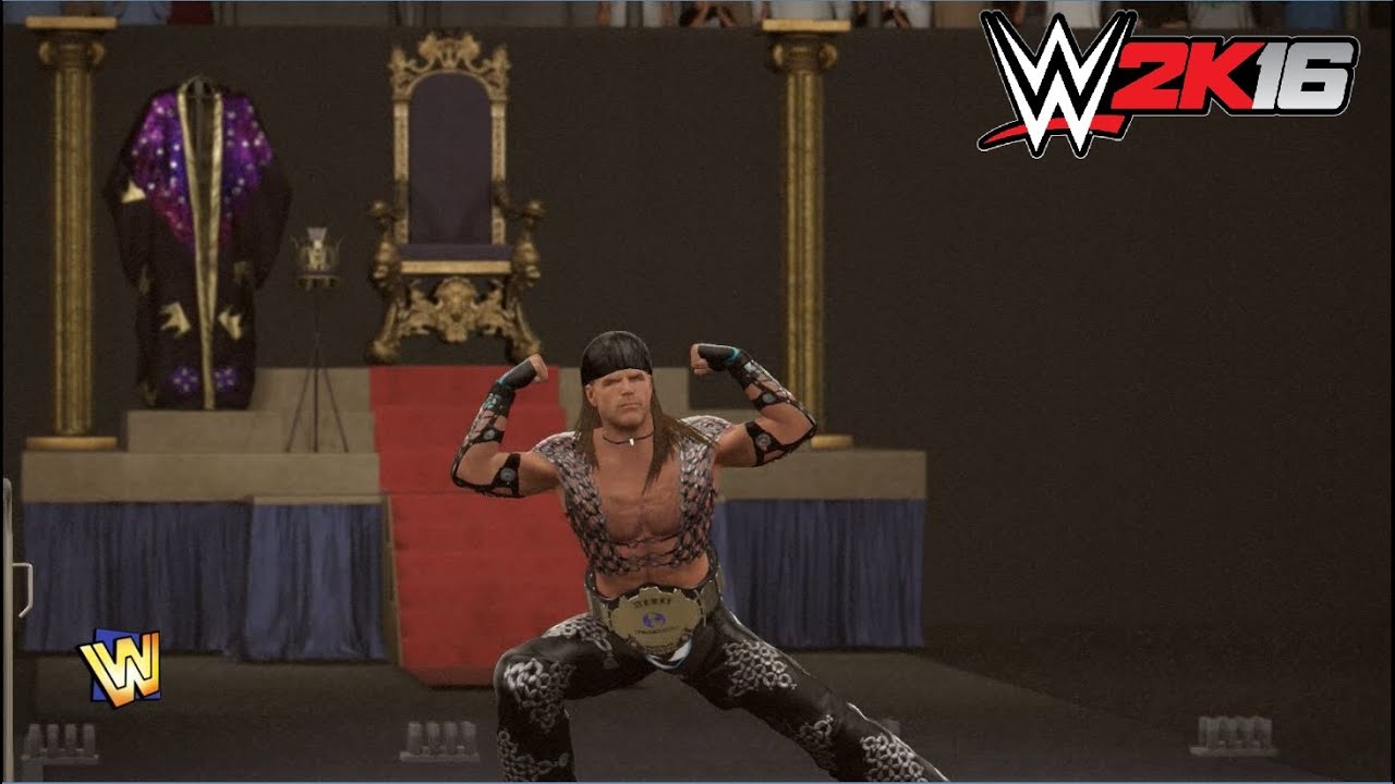 WWE 2k16 - Shawn Michaels vs. The British Bulldog: WWE Championship - King of the Ring (1996)