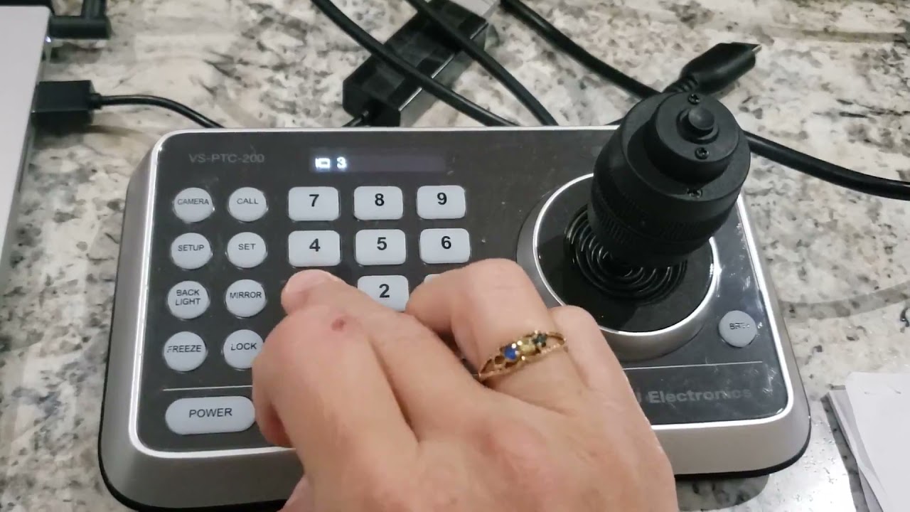 How to user the joystick control with the Marshall cameras. Part 2/2