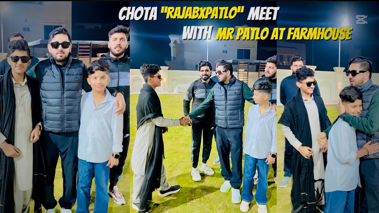 Chota Rajab & Patlo Meet With Mr Patlo | At FarmHouse | CousinsFunZone | VloG | 