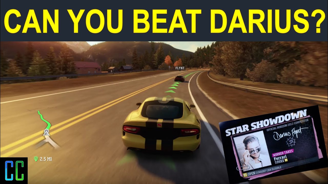 Что произойдет, если вы победите Дариуса Флинта в начале Forza Horizon?