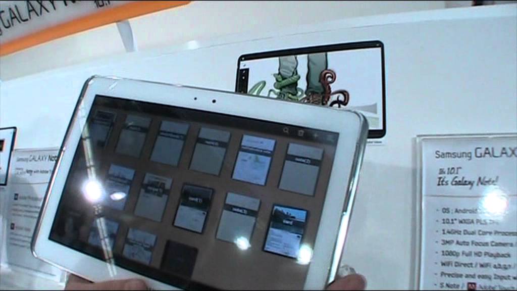 Sansumg Galaxy Note 10.1 at MWC 2012
