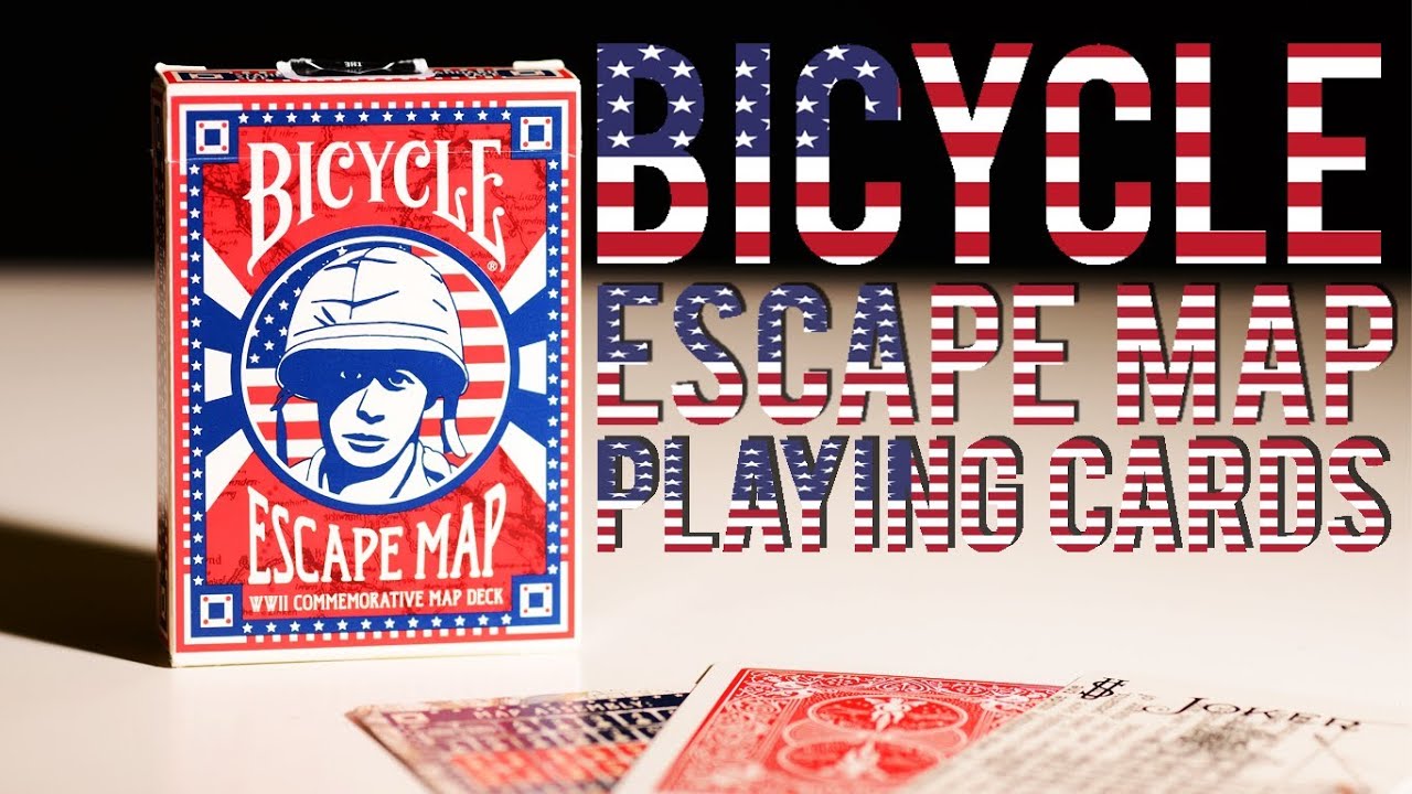 Deck Review - Bicycle Escape Map Playing Cards